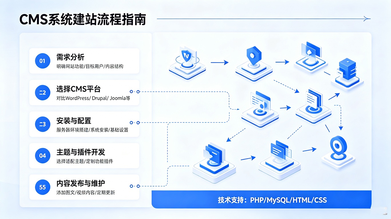 CMS系统建站